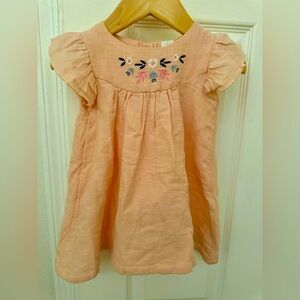 Nordstrom baby girls dress with bloomers Size 9 months